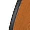 Flash Furniture Half Round 30 W, 60 L, 30.25 H, Chrome, Laminate, Particleboard, Steel, Wood Grain XU-A60-HCIRC-OAK-T-A-GG - alternate 8